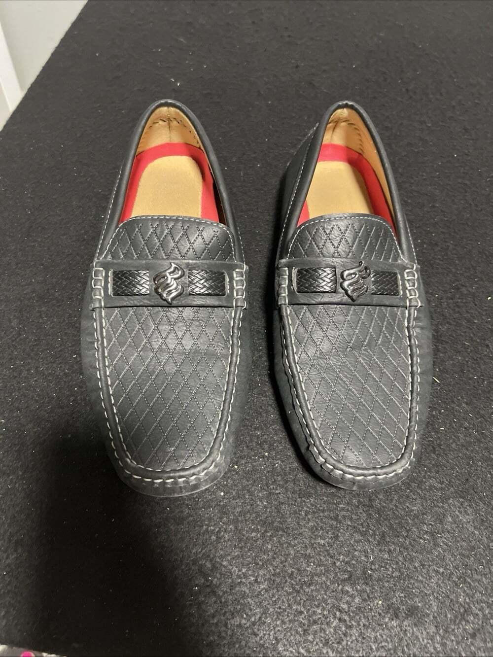 Rocawear LAKER-MENS Comfort Classic Driving Loafers Slip-On Shoes Black Men 9